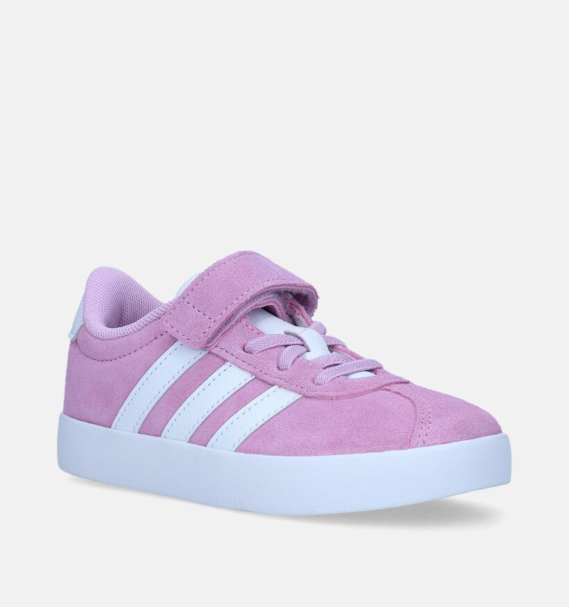 adidas VL Court 3.0 EL C Roze Sneakers voor meisjes (348314)