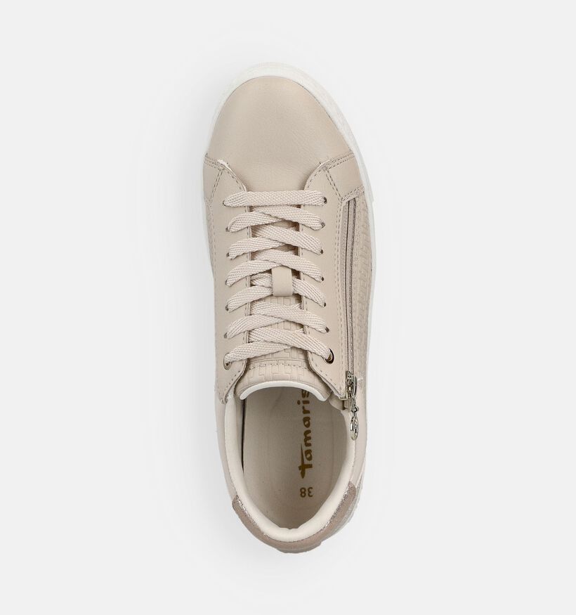 Tamaris Chaussures &agrave; lacets en Or pour femmes (367977) - pour semelles orthop&eacute;diques