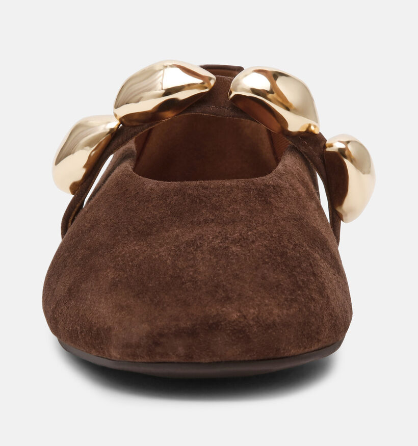 Steve Madden Poppin Donkerbruine Ballerina's voor dames (378152)