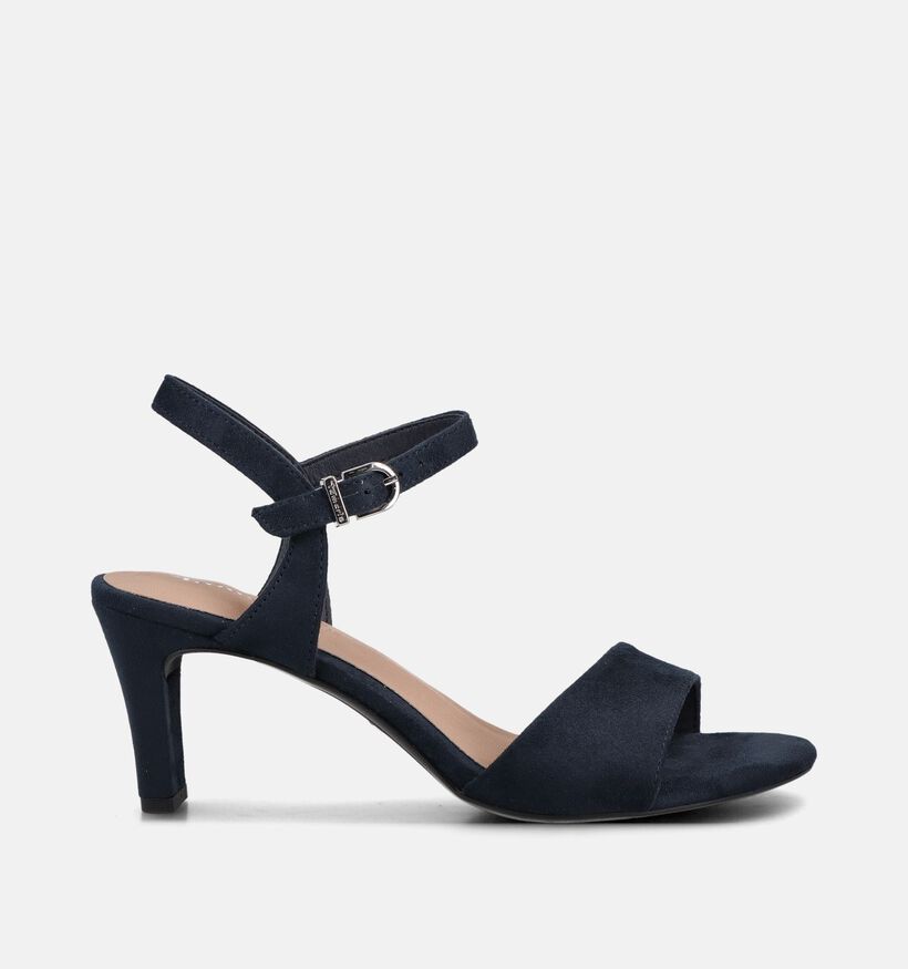 Tamaris Donkerblauwe Sandalen op hak voor dames (371690)
