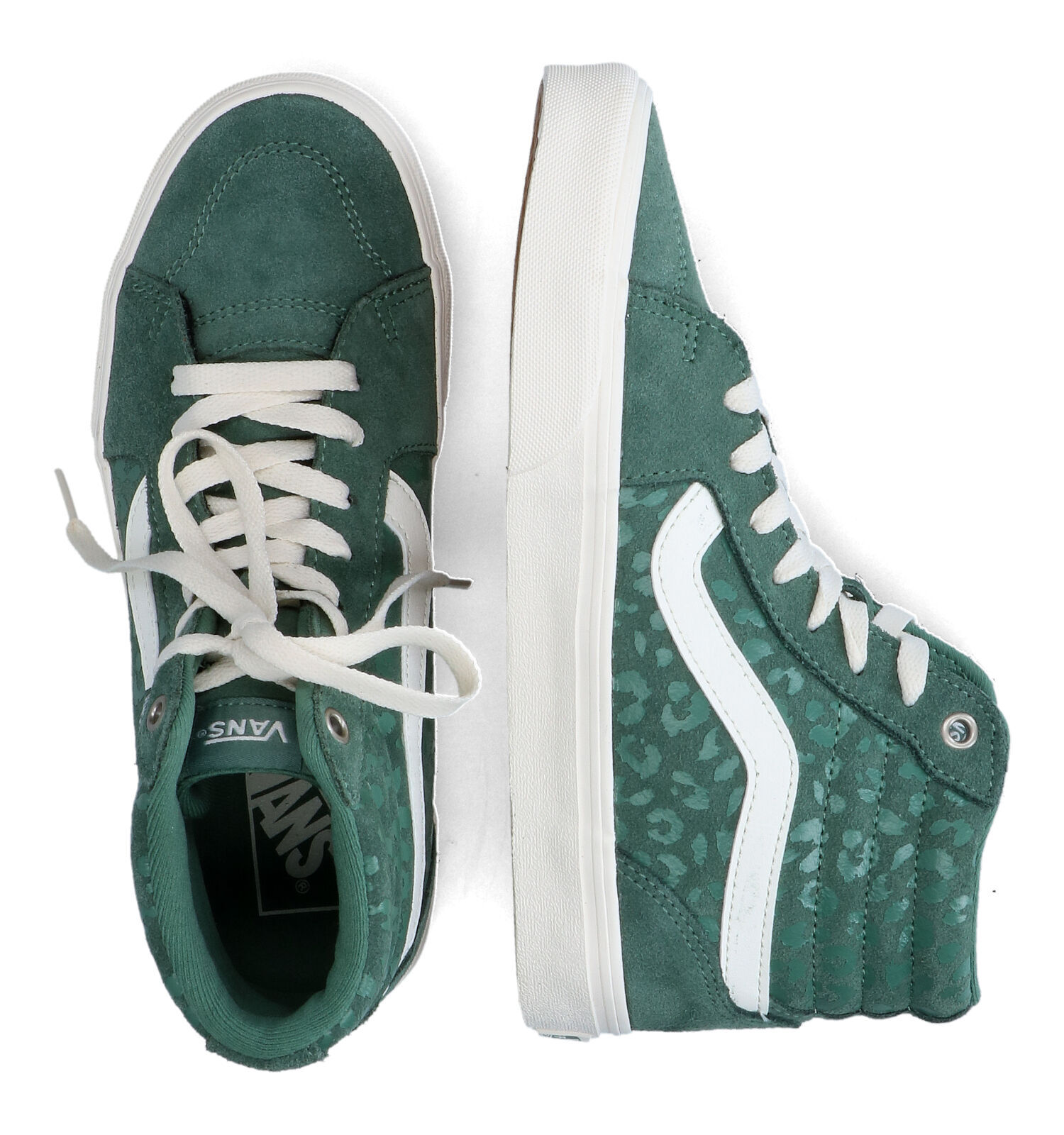 Vans Filmore HI Animal Groene Sneakers Dames Sneakers Online op TORFS.BE