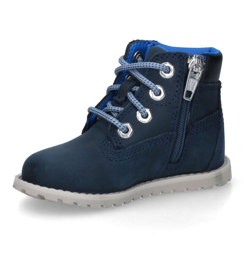 Timberland Pokey Pine Blauwe Boots in nubuck (313052)