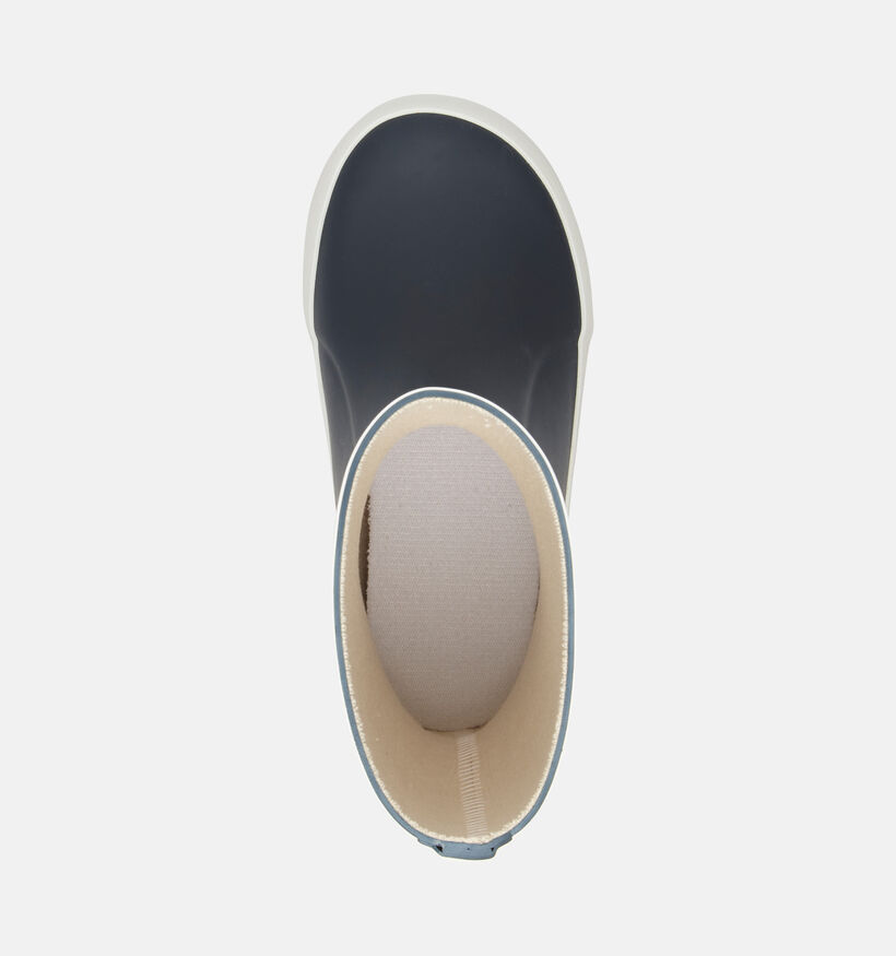 Bergstein Rainboot Bottes de pluie en Bleu pour filles, garçons (180422) - pour semelles orthopédiques