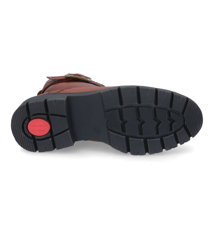 Tamaris Comfort Cognac Bottines in leer (317977)