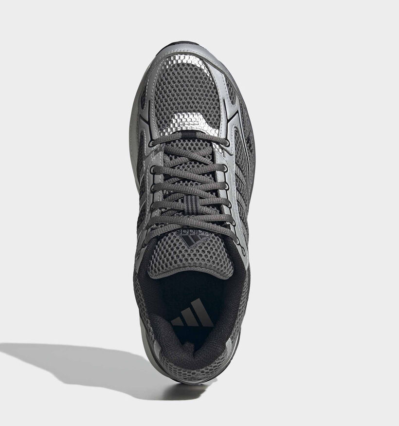 adidas Spiritain 2000 Baskets basses en Noir/Argent pour hommes (372952) - pour semelles orthop&eacute;diques