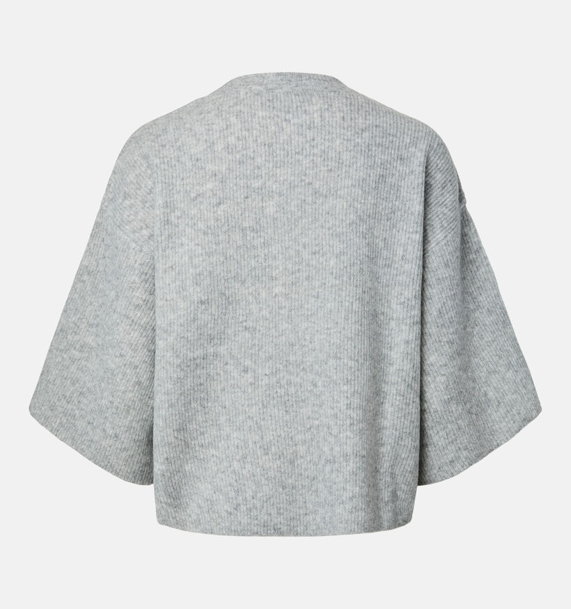Pieces Niko Love Pull en Gris pour femmes (378377)