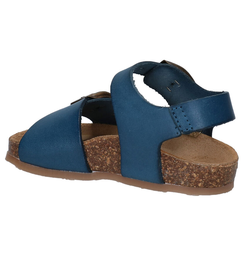 Kipling Easy 4 Blauwe Sandalen in leer (308882)