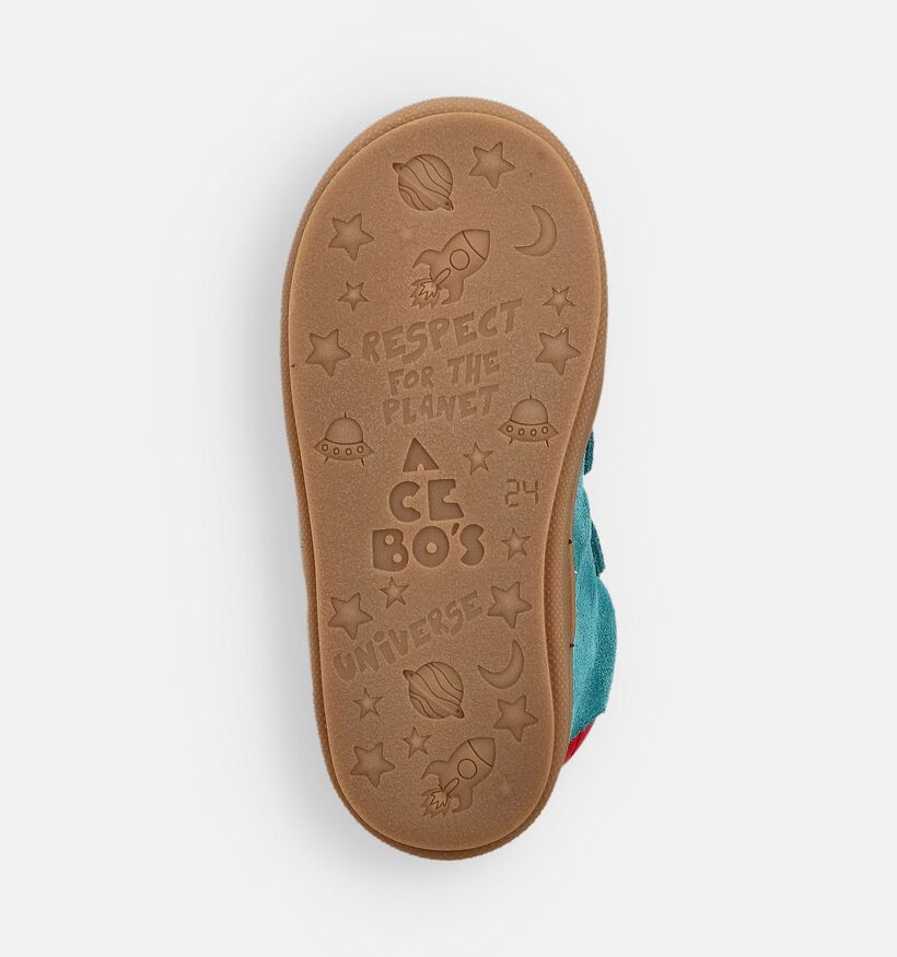 Acebos Chaussures hautes en Vert pour filles, garçons (364653) - pour semelles orthopédiques