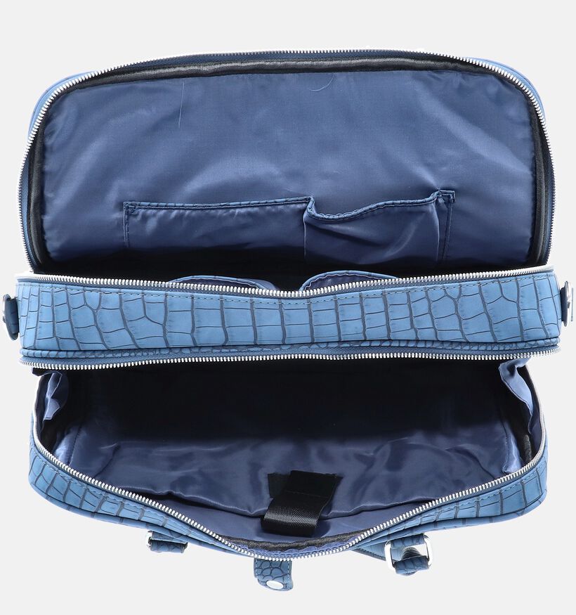 Olivia Lauren Octavia Sac ordinateur Croco en Bleu Olivia Lauren Octavia Sac ordinateur Croco en Bleu pour femmes (373507)