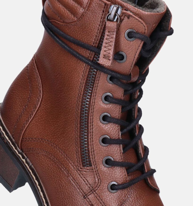 Jana Cognac Boots voor dames (346390)