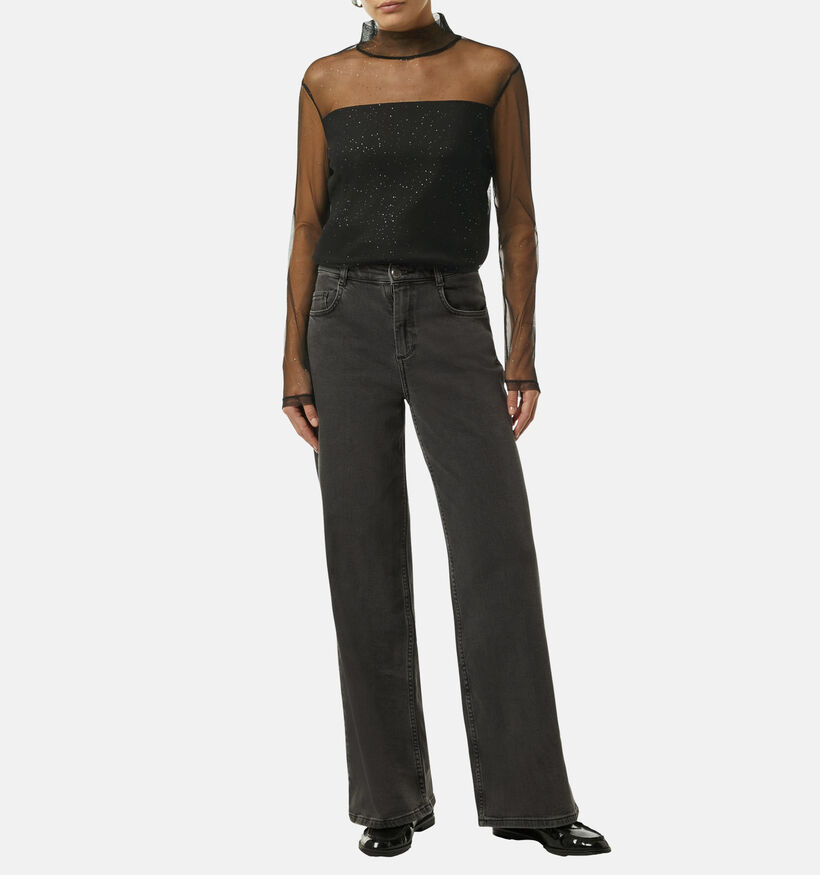 comma Blouse en Noir pour femmes (350025)