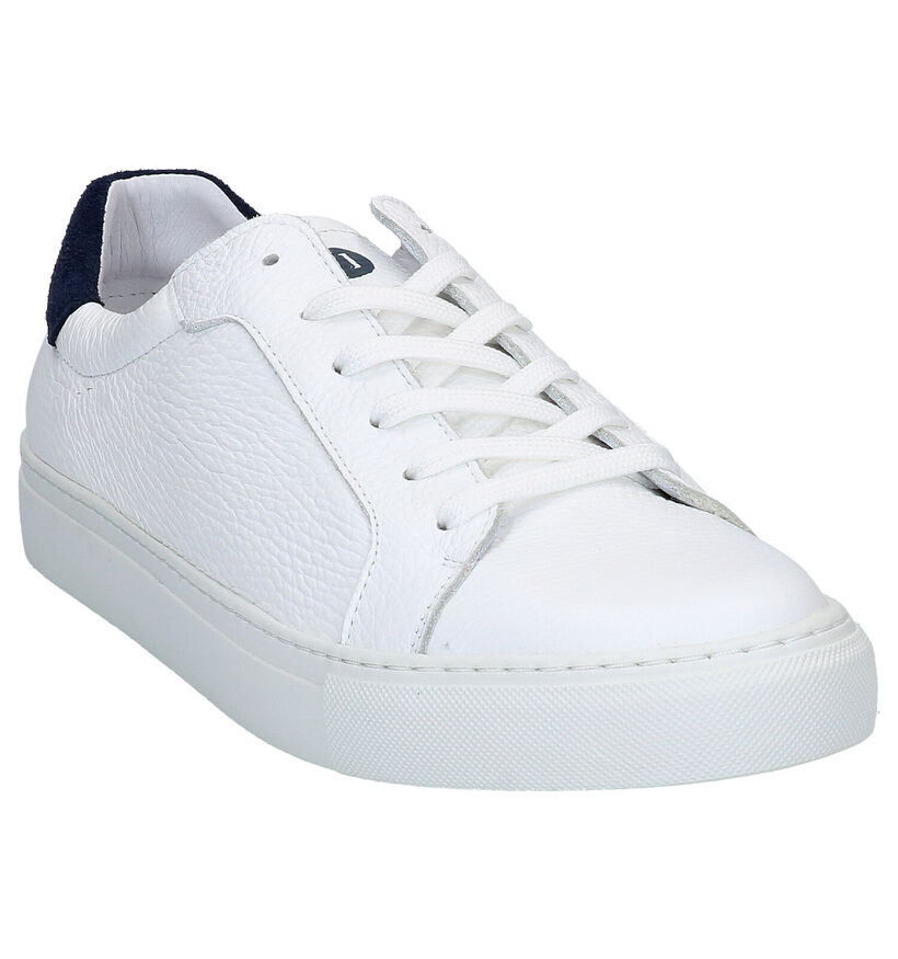 Braend Baskets basses en Blanc en cuir (272568)