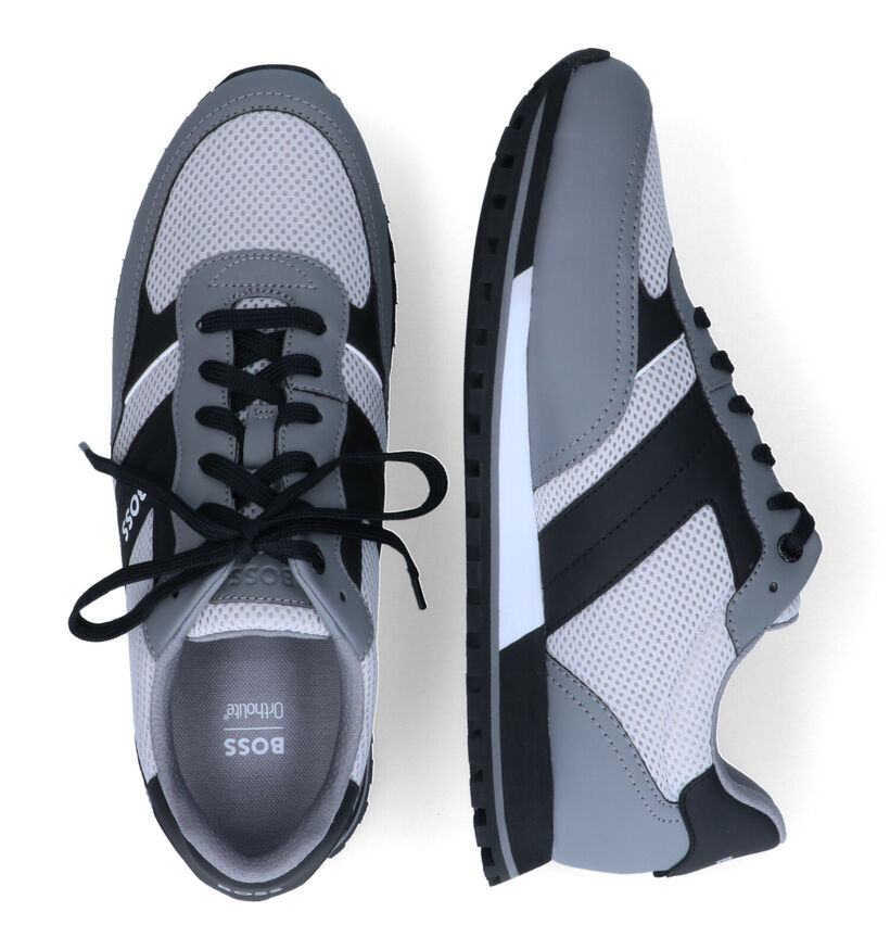 Boss Parkour Runn Chaussures à lacets en Bleu pour hommes (311060) - pour semelles orthopédiques