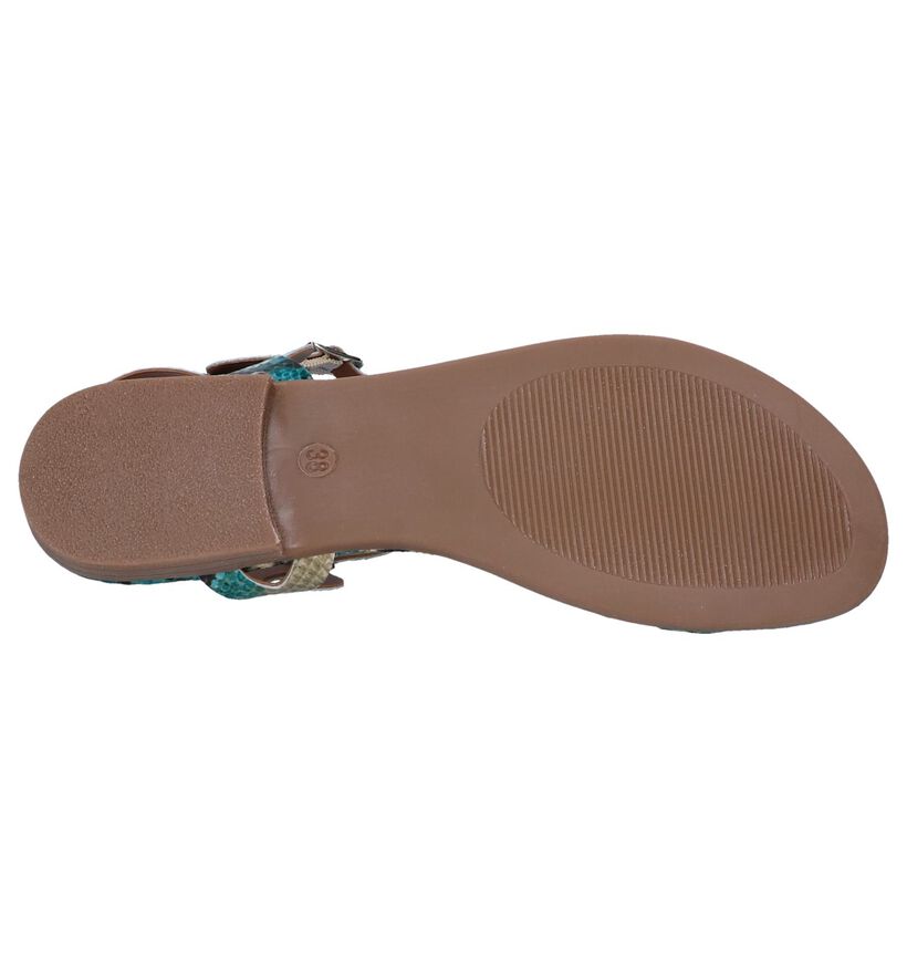 Turquoise Sandalen Tamaris in kunstleer (261866)