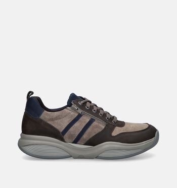 Xsensible Stretchwalker Chaussures plates Taupe/Bleu/Vert