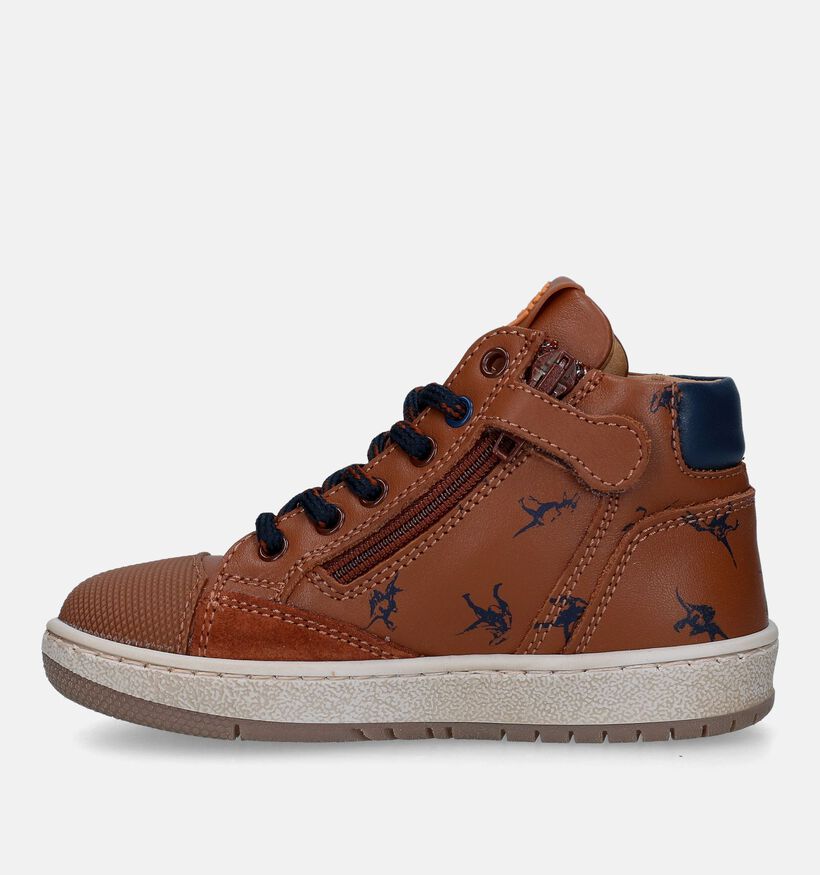 STONES and BONES Licon Bottines en Cognac pour garçons (345966) - pour semelles orthopédiques