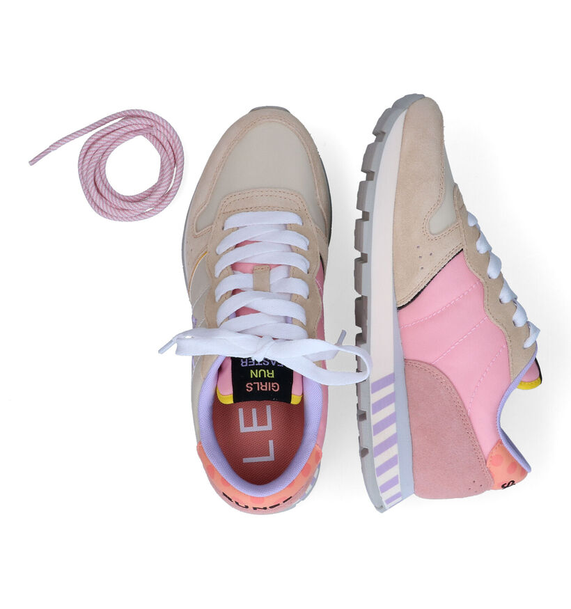 Sun 68 Ally Cany Cane Beige Sneakers voor dames (304685) - geschikt voor steunzolen