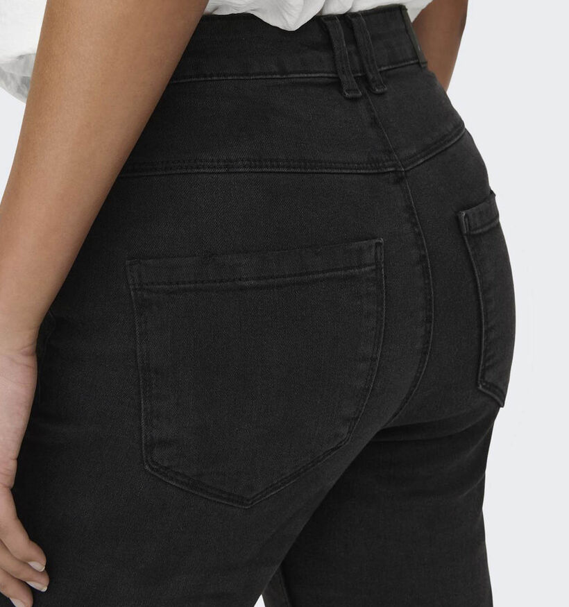 JDY Newflora Jeans évasé en Noir L30 pour femmes (346411)