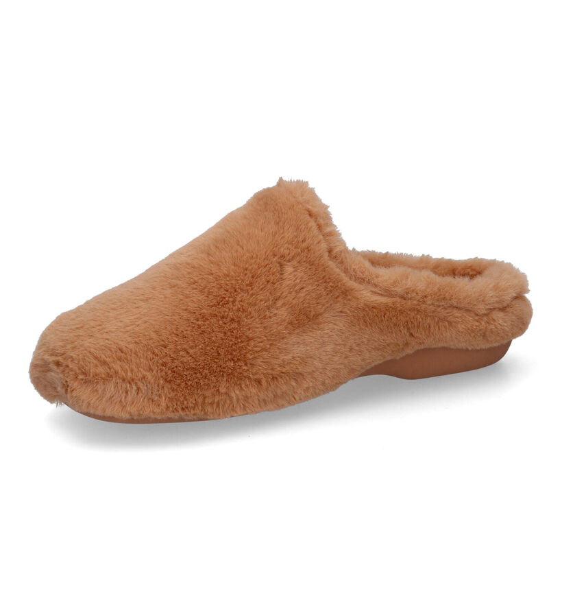 Scapa Pantoufles ouvertes en Taupe pour femmes (317044)