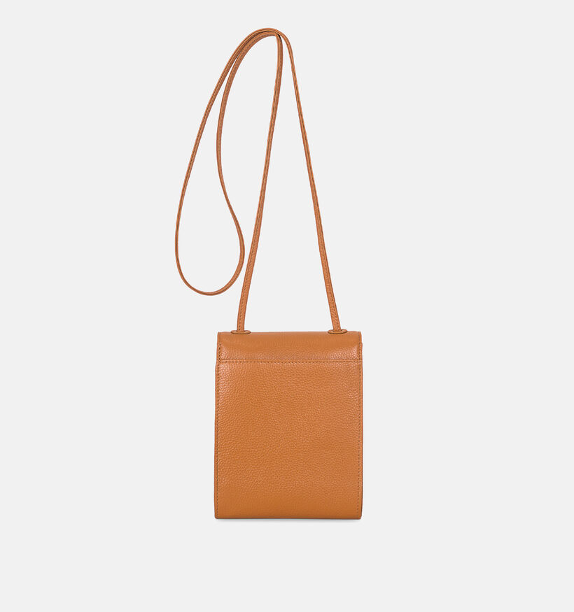 Crinkles Sac porté croisé en Camel pour femmes (342316)