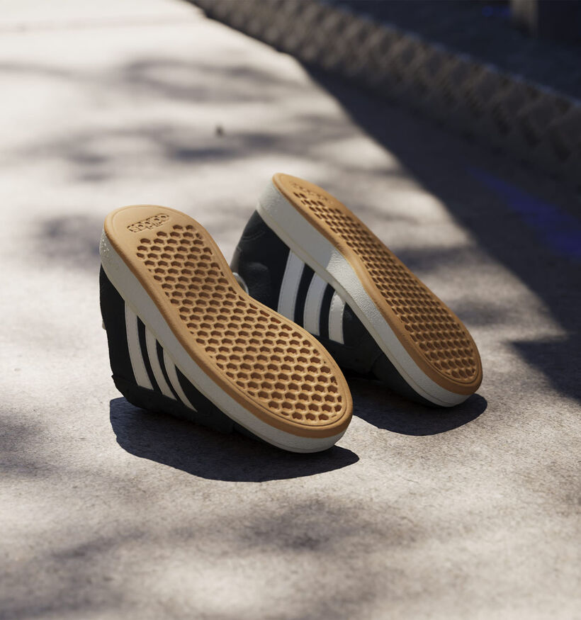 Adidas Grand Court 00s K Baskets basses en Noir pour gar&ccedil;ons (372631)