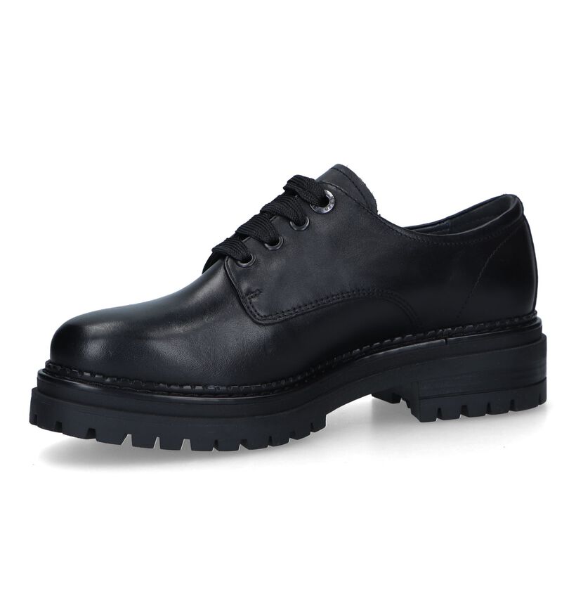 Nerogiardini Zwarte Veterschoenen voor dames (329887)