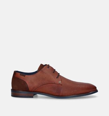 Geklede schoenen cognac