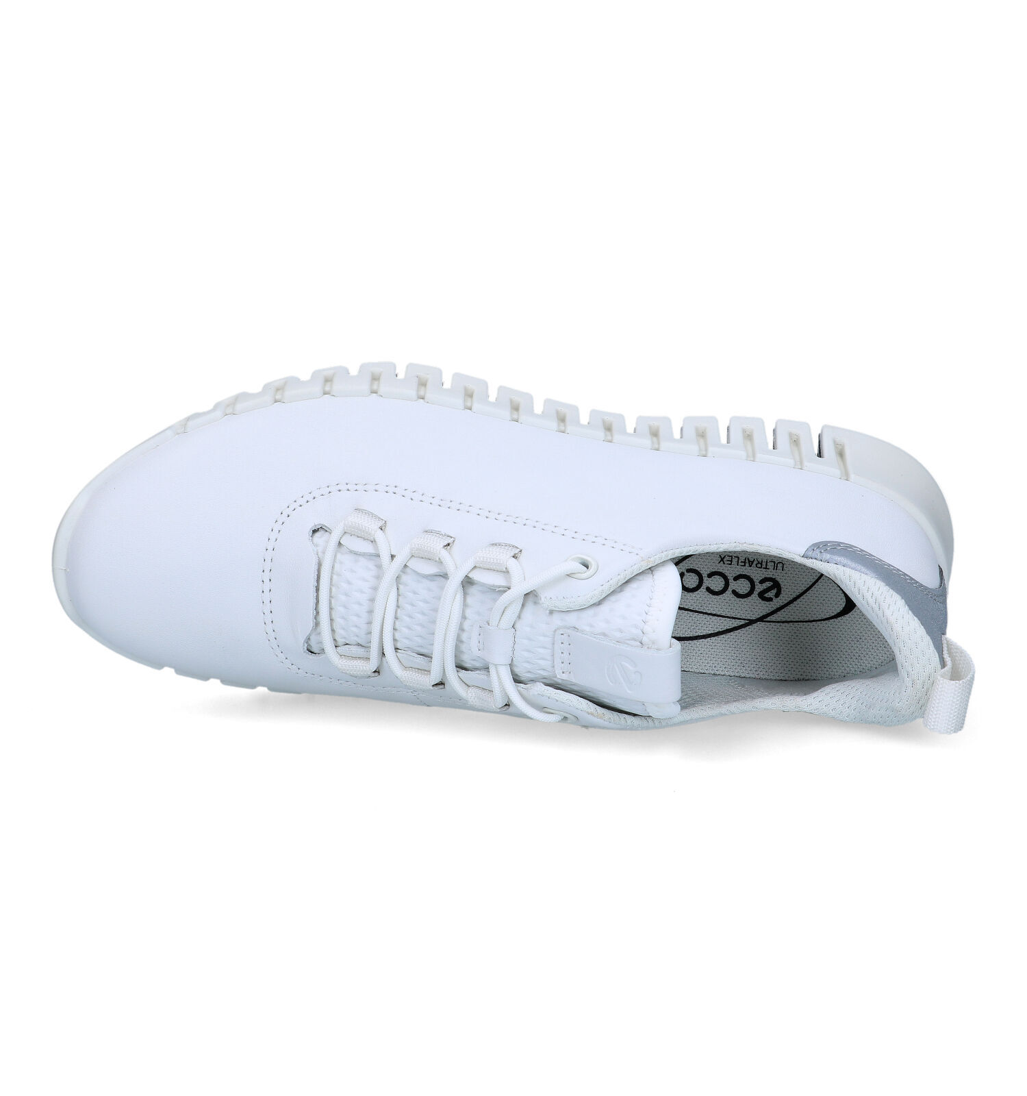 ECCO Gruuv Witte Veterschoenen Dames Lage schoenen Online op