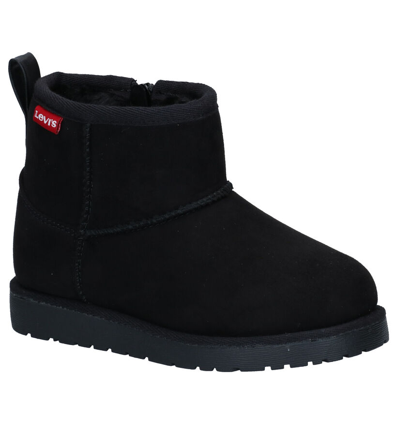 Levi's New Wave Bottes en Noir en textile (295560)