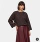 Vila Laluna Donkerbruine Blouse voor dames (379767)