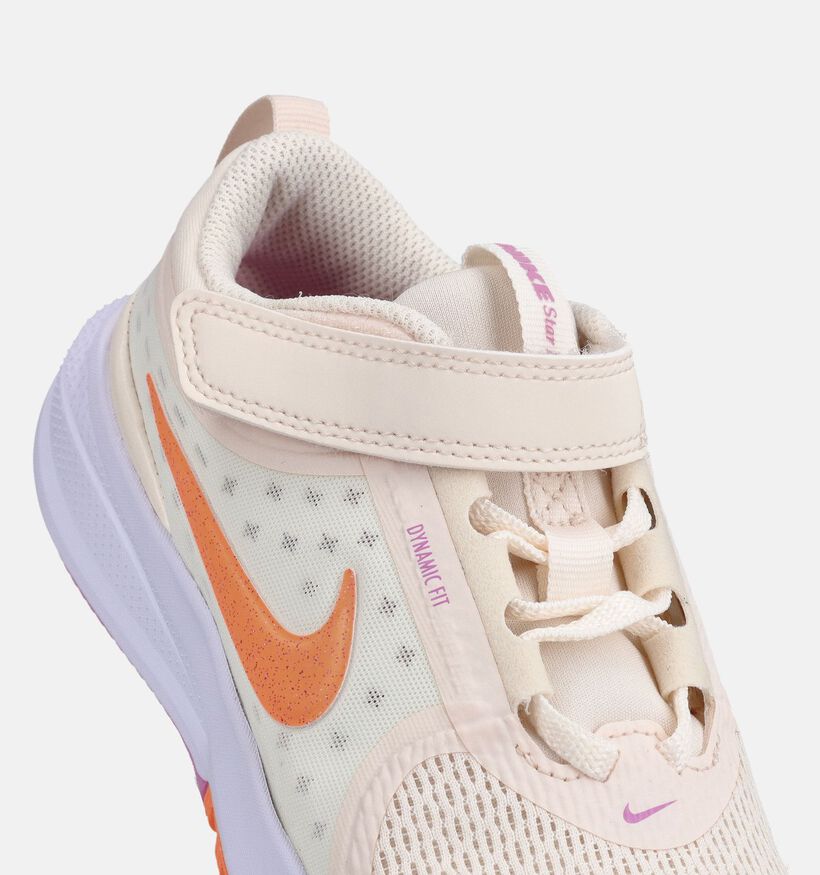 Nike Star Runner 5 Baskets basses en Orange pour filles (373057) - pour semelles orthop&eacute;diques