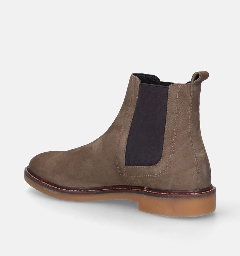 Via Borgo Halloween Chelsea Boots en Taupe pour hommes (341074)