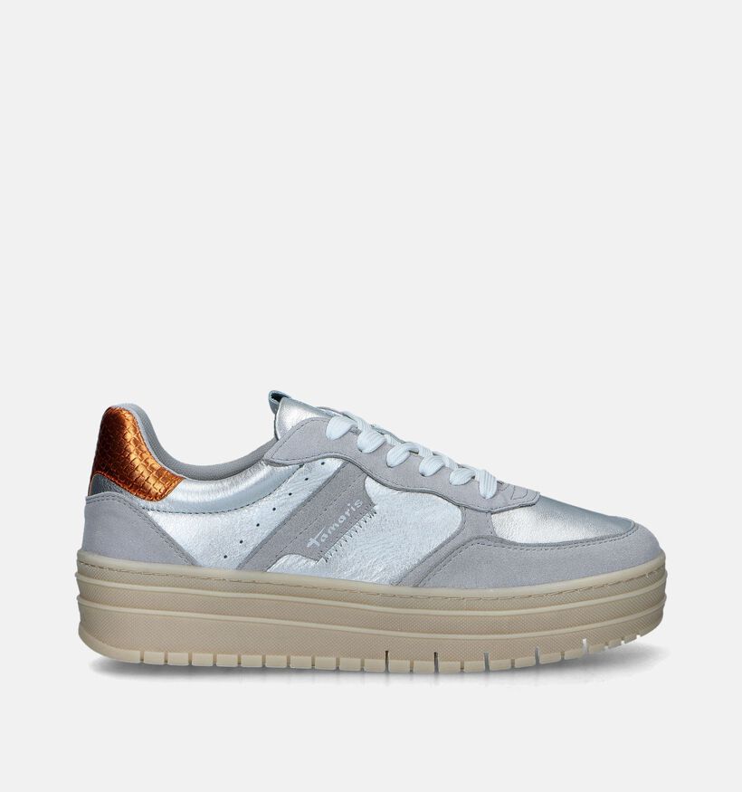Tamaris Zilveren Sneakers voor dames (351545) - geschikt voor steunzolen