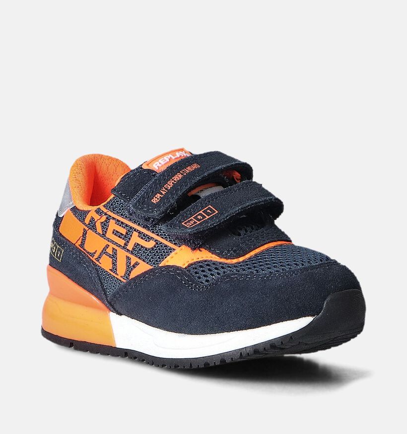 Replay Shoot Kid 6 Blauwe Sneakers voor meisjes, jongens (352797)