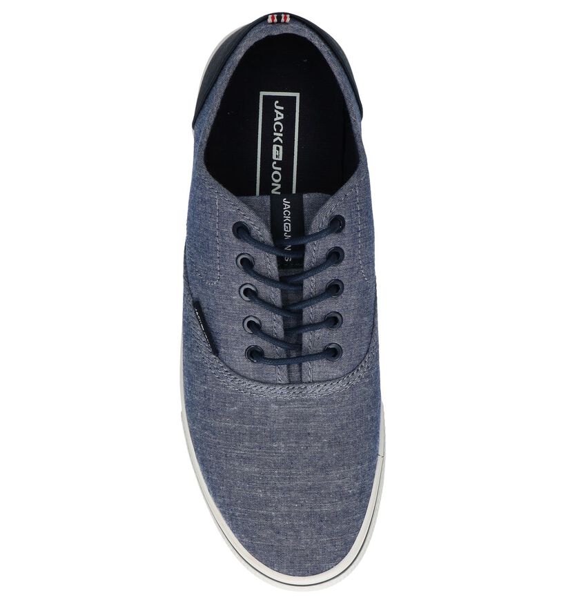 Jack & Jones Heath Zwarte Veterschoenen in stof (264322)