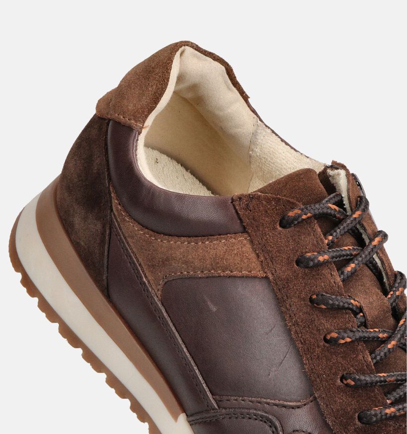 Ara Bruine Sneakers voor heren (364639) - geschikt voor steunzolen