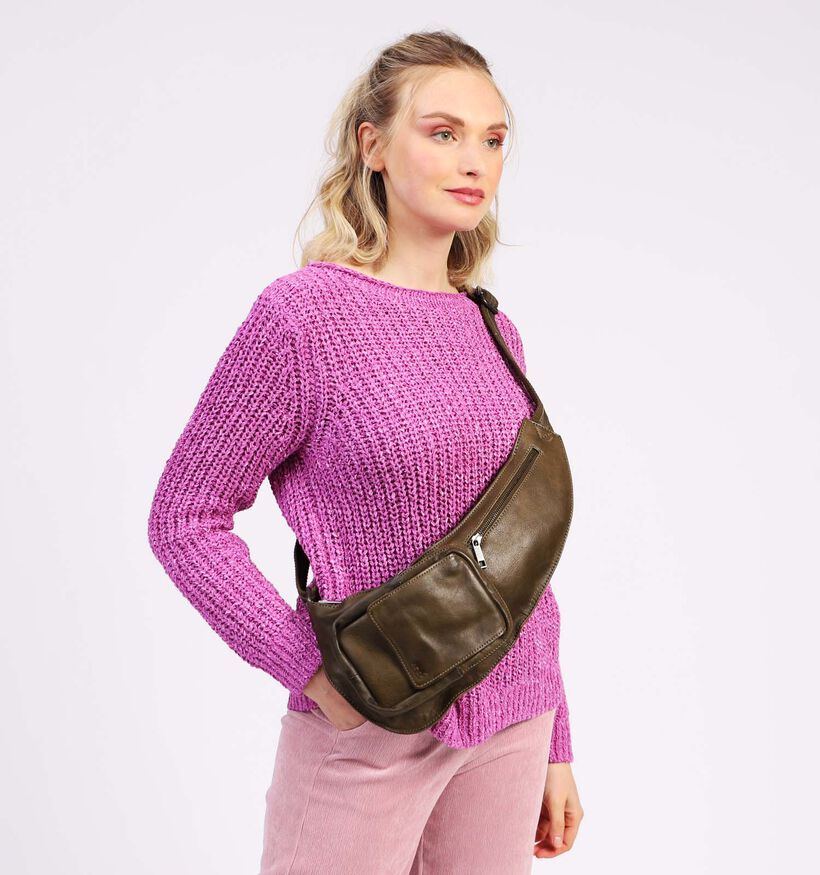 Bear Design Zwarte Crossbody tas voor dames (358908)