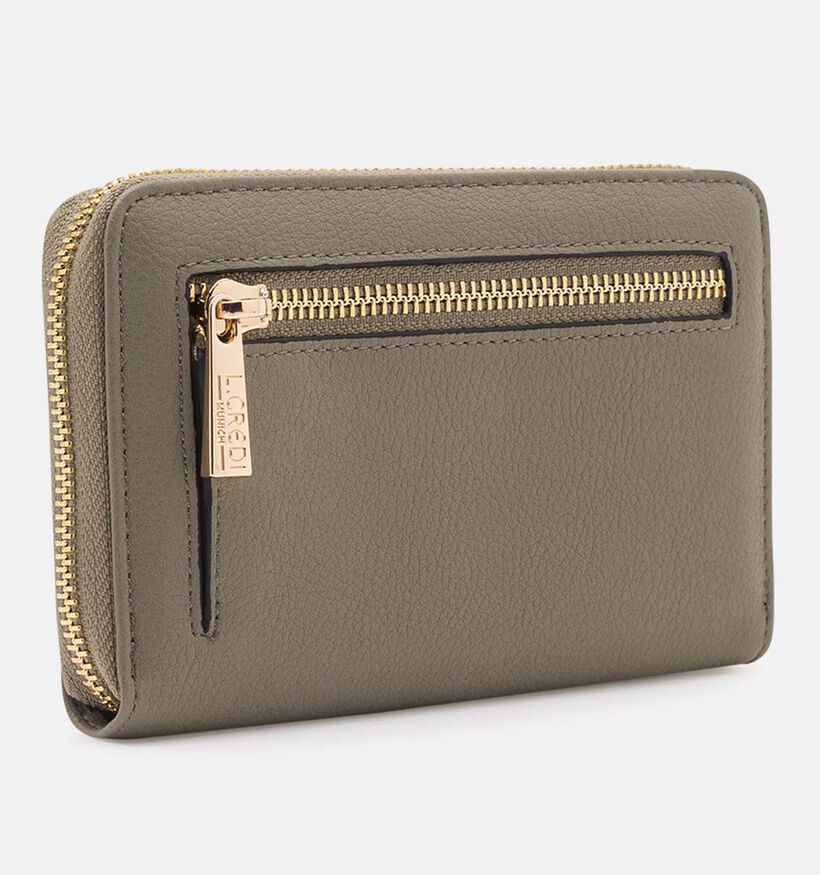 L. Credi Filippa Kaki Ritsportemonnee voor dames (356600)
