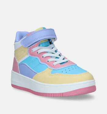 CEMI Baskets Blanc/Violet/Bleu/Rose