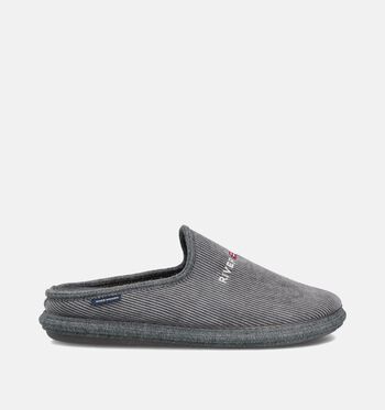 River Woods Pantoffels Zwart/Grijs