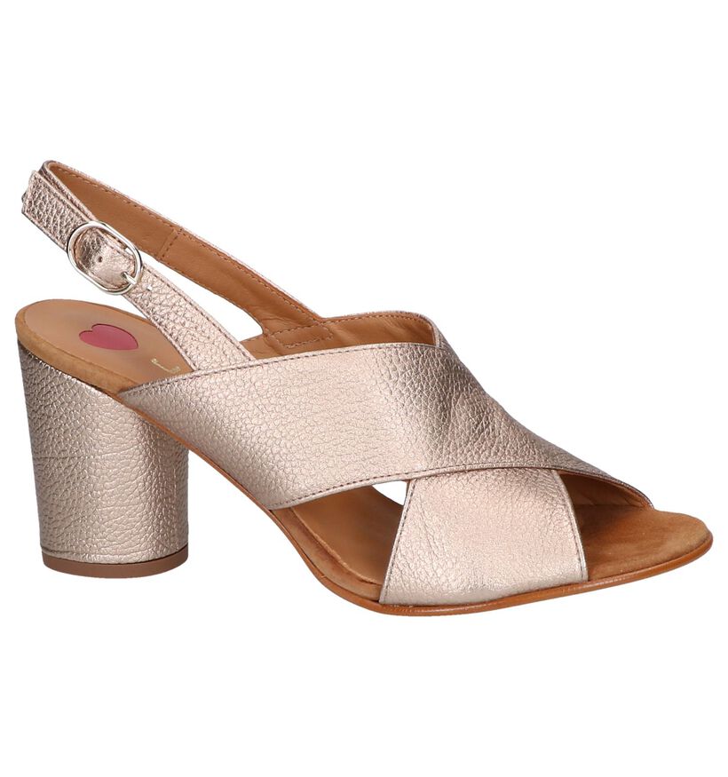 JHay Sandales à talons en Or rose en cuir (247956)