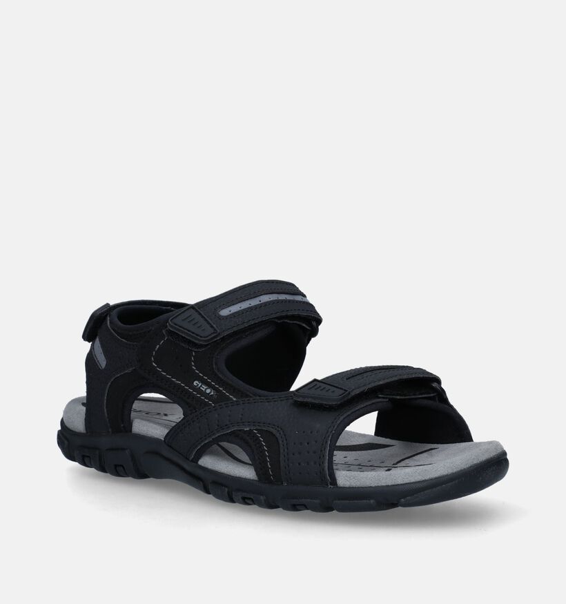 Geox Uomo Strada Zwarte Sandalen voor heren (335687)