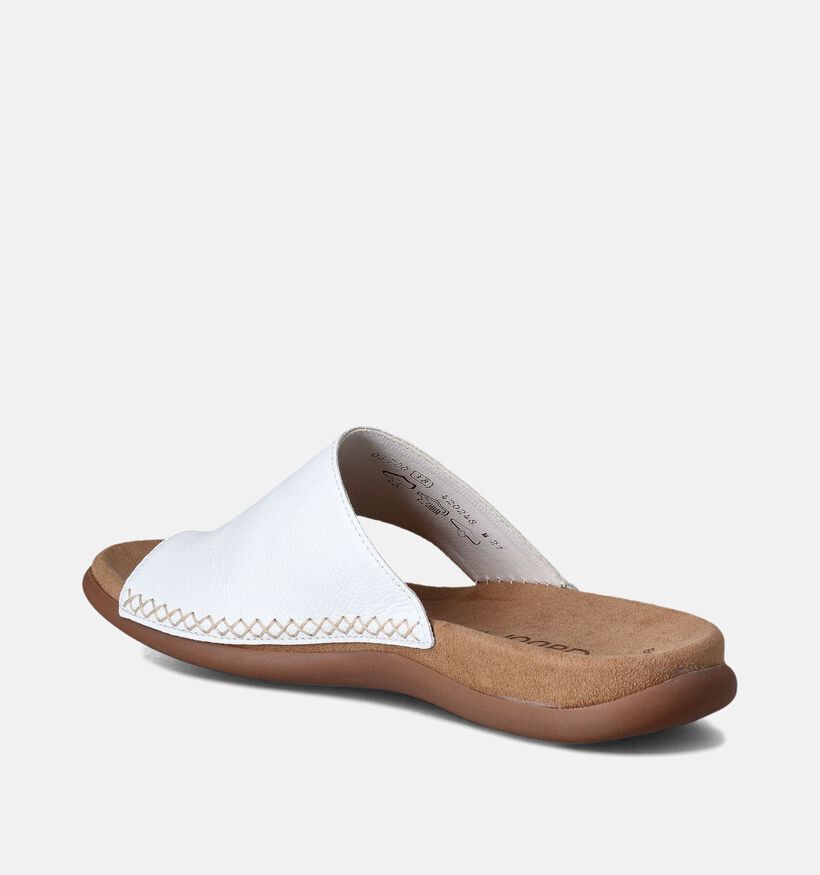 Gabor Tongs en Blanc pour femmes (355107)