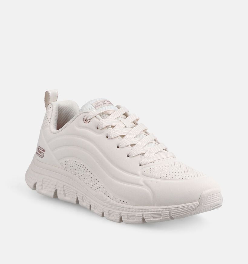 Skechers BOBS Sport B Lite Baskets basses en Blanc pour femmes (375593)