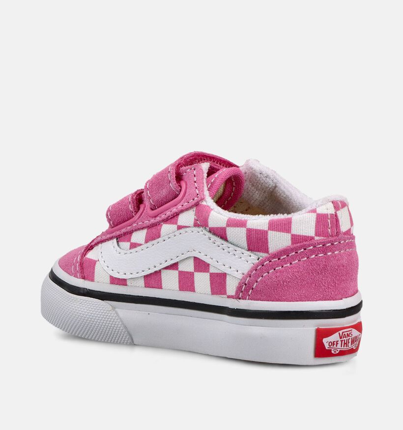 Vans Old Skool V Roze Sneakers voor meisjes (368963)