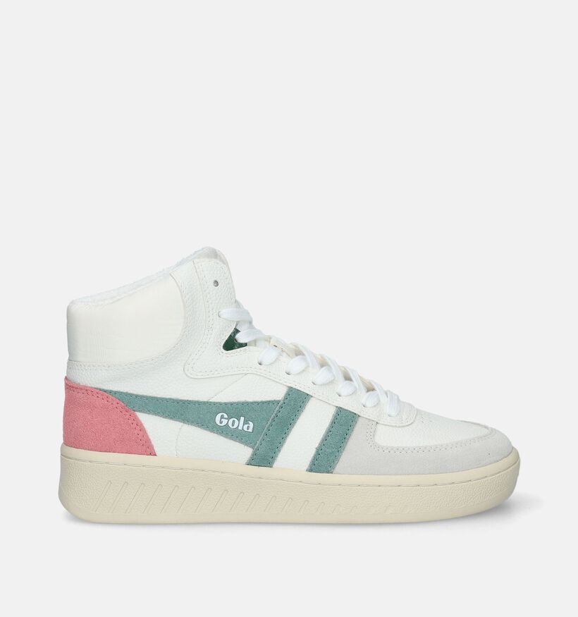 Gola Slam Trident Witte Sneakers voor dames (336357) - geschikt voor steunzolen