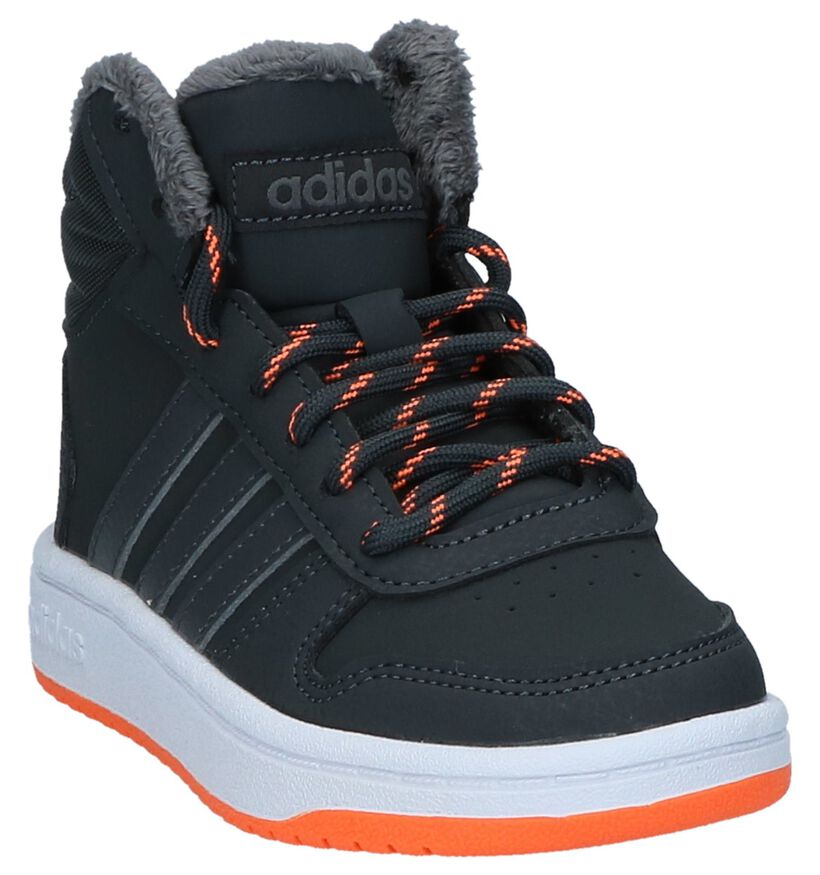 adidas Hoops Zwarte Sneakers voor jongens (299867)