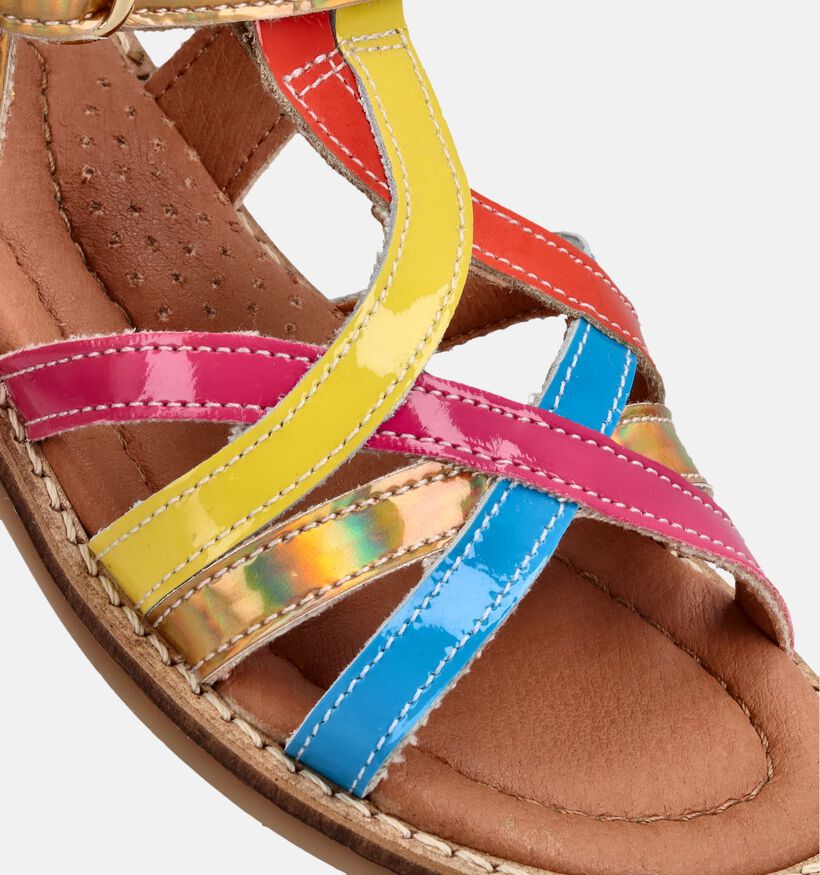 Little David Sunny Gouden/Colorblock Sandalen voor meisjes (372938)