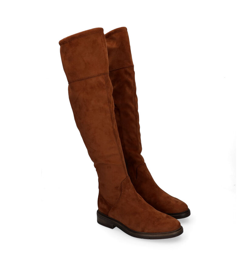 Gabor OptiFit Bottes en Cognac pour femmes (297365) - pour semelles orthopédiques