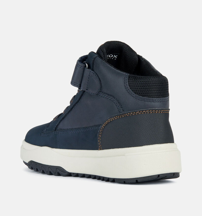Geox Bunshee Donkerblauwe Boots met Velcro voor jongens (376229) - geschikt voor steunzolen